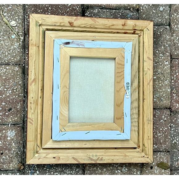 Vintage Framed Canvas Still Life of Flowers Signed Röth? Acrylic Textured Floral - Picture 2 of 16